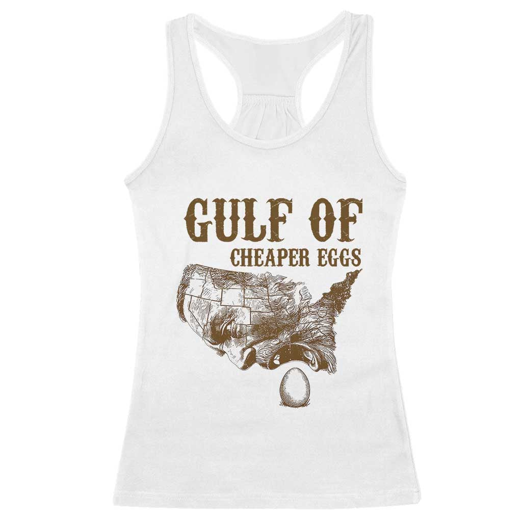 Gulf of Cheaper Eggs Racerback Tank Top Gulf of Mexico