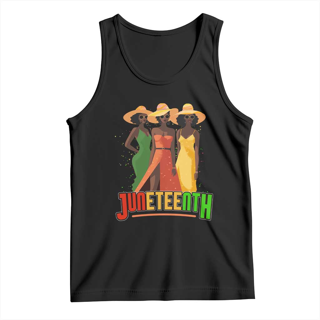 Juneteenth 1865 Tank Top Beautiful Black Women Melanin