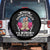 Female Veteran Spare Tire Cover Never Underestimate A Woman With DD214