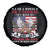 Female Veteran Spare Tire Cover I Am A Woman I'm A Veteran I Have A DD-214 I Walked The Walk