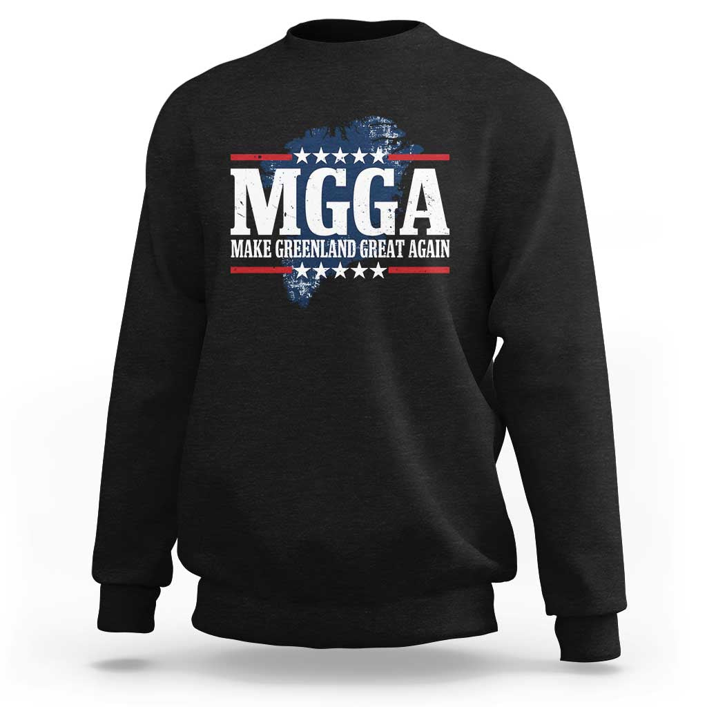 MGGA Make Greenland Great Again Map Graphic Sweatshirt