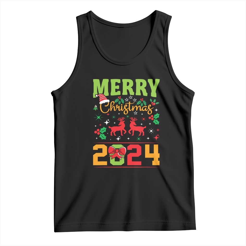 Merry Christmas 2024 Tank Top Classic Festive Xmas Vibe