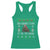 Biker Santa Claus Racerback Tank Top Oh What Fun It Is To Ride Motorcycle Christmas Ugly Sweater