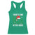 Christmas Santa Ho Ho Ho Racerback Tank Top There's Some Hos In This House