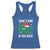 Christmas Santa Ho Ho Ho Racerback Tank Top There's Some Hos In This House