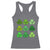 Funny St Patricks Day Skibi Rizz Racerback Tank Top No Cap