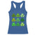 Funny St Patricks Day Skibi Rizz Racerback Tank Top No Cap