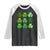 Funny St Patricks Day Skibi Rizz Raglan Shirt No Cap