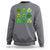 Funny St Patricks Day Skibi Rizz Sweatshirt No Cap