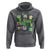 Teachers St Patrick's Day Hoodie One Lucky Teacher Retro Groovy