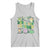 Teachers St Patrick's Day Tank Top One Lucky Teacher Retro Groovy