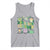 Teachers St Patrick's Day Tank Top One Lucky Teacher Retro Groovy