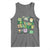 Teachers St Patrick's Day Tank Top One Lucky Teacher Retro Groovy