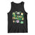 Teachers St Patrick's Day Tank Top One Lucky Teacher Retro Groovy