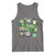 Teachers St Patrick's Day Tank Top One Lucky Teacher Retro Groovy