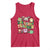 Teachers St Patrick's Day Tank Top One Lucky Teacher Retro Groovy