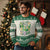 Teachers St Patrick's Day Knitted Sweatshirt One Lucky Teacher Retro Groovy