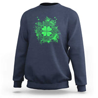 Celtic Knot Irish Shamrock Sweatshirt St Patricks Day