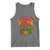 Dope Black Dad Tank Top Fist Bump Retro Vintage Father's Day Gift