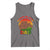 Dope Black Dad Tank Top Fist Bump Retro Vintage Father's Day Gift