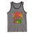 Dope Black Dad Tank Top Fist Bump Retro Vintage Father's Day Gift