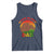 Dope Black Dad Tank Top Fist Bump Retro Vintage Father's Day Gift