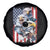 Patriotic American Eagle Spare Tire Cover US Flag US Pride Patriotic Spirit