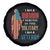 Female Veteran Spare Tire Cover I Am A Woman I Served In The Military I Am Veteran