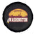 Washington Spare Tire Cover Football Native American Feather