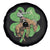 St Patrick's Day Lucky Cowboy Spare Tire Cover Retro Vintage Clover