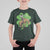 St Patrick's Day Lucky Cowboy T Shirt For Kid Retro Vintage Clover