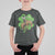 St Patrick's Day Lucky Cowboy T Shirt For Kid Retro Vintage Clover