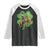 St Patrick's Day Lucky Cowboy Raglan Shirt Retro Vintage Clover