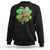 St Patrick's Day Lucky Cowboy Sweatshirt Retro Vintage Clover