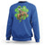 St Patrick's Day Lucky Cowboy Sweatshirt Retro Vintage Clover