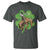 St Patrick's Day Lucky Cowboy T Shirt Retro Vintage Clover