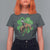 St Patrick's Day Lucky Cowboy T Shirt For Women Retro Vintage Clover