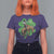 St Patrick's Day Lucky Cowboy T Shirt For Women Retro Vintage Clover