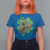 St Patrick's Day Lucky Cowboy T Shirt For Women Retro Vintage Clover