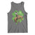 St Patrick's Day Lucky Cowboy Tank Top Retro Vintage Clover