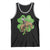 St Patrick's Day Lucky Cowboy Tank Top Retro Vintage Clover