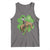 St Patrick's Day Lucky Cowboy Tank Top Retro Vintage Clover