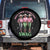 Melanin Cowgirl Swag Spare Tire Cover Pink Green African American Cowgirls Black History