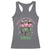 Melanin Cowgirl Swag Racerback Tank Top Pink Green African American Cowgirls Black History