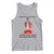 Funny Floral Skeleton Mom Tank Top God Gifted Me Two Titles Mom And Mimi Messy Bun Mother's Day