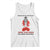 Funny Floral Skeleton Mom Tank Top God Gifted Me Two Titles Mom And Mimi Messy Bun Mother's Day