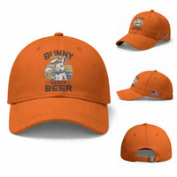 Some Bunny Needs Beer Funny Easter Drinking Humor Baseball Cap Retro Rabbit Beer Lover Gift