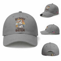 Some Bunny Needs Beer Funny Easter Drinking Humor Baseball Cap Retro Rabbit Beer Lover Gift