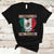 Hispanic Mexican Heritage T Shirt Mexico Flag Latina Pride - Wonder Print Shop