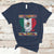 Hispanic Mexican Heritage T Shirt Mexico Flag Latina Pride - Wonder Print Shop